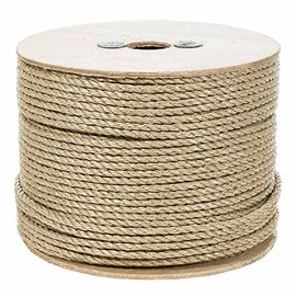 Paracord Planet 3 Strand Twisted ProManila Polypropylene Rope for Landscaping and Nautical – 1/4 Inch (600 ft)
