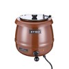 SYBO SB-6000-1B Commercial Grade Soup Warmer Kettle with Hinged Lid