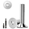 Countersunk Screws Stainless Steel M6 x 20 mm Hexagon Socket