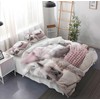 Leleyouzer Cat Bed Linen Set, 3D Bed Linen Cat Motif