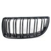 Double Bridge Radiator Grille Front Kidney Grill Grill Glossy Black