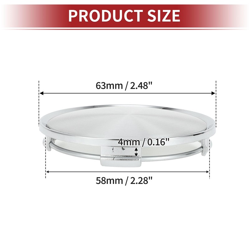 A ABSOPRO Hub Cap 63 mm Universal Wheel Hub Caps