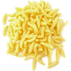 50 Pcs Lifelike Scented Soft Maggots Fishing Lures – 1 Inch Realistic Plastic Wax Worms Baits for Carp, Trout, Barbel & Bass – Ideal Carp & Trout Rig Supplies