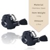 2Pcs Motorcycle Helmet Lock Fits 7/8" Handlebar, Upgraded Thickened Aluminum