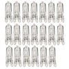 10x G9 Halogen Bulbs 33W 230V 2800K Warm White Clear