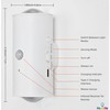 Huelife 4 Pack Rechargeable Color-Changing LED Wall Lamp, Motion Sensor