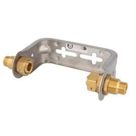 JS Water Meter Bracket for Single Jet Meter with Length 110 mm - Not Adjustable - Stainless Steel