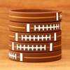 SayitBands 10 Football Design Wristband Silicone Bracelets