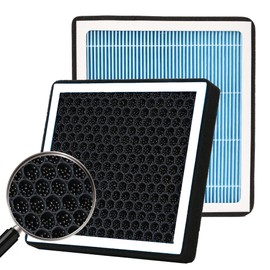 CF10285 Filtro de aire de cabina compatible con Toyota 4Runner/Tundra/Highlander/Camry/Pruis/Sienna/Corolla Lexus Jaguar Pontiac Scion filtro de CA con carbón activado OEM de repuesto