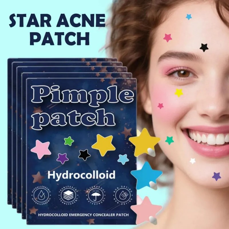 Ll Parche Star Acne, Moderno, Ultrafino Y Transpirable,