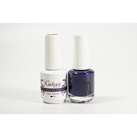 Gelixir Duo Matching Gel and Nail Polish, Made in USA. (075-Deep Sea)