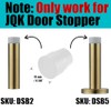 JQK Door Stopper White Rubber 10 Pack Work for DSB5