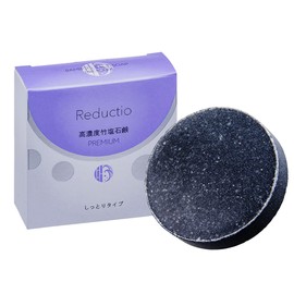 Reductio High Concentration Bamboo Salt Soap, Premium Moisturizing Type, 2.1 oz (60 g), Includes Whisk Net, Additive-Free, Moisturizing, Facial Cleanser, Sensitive Skin, Dry Skin, Pore Stain Protection