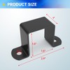 1.5"x1.5" Square Tube Strap Clamp, U shaped Steel Pipe Clamp