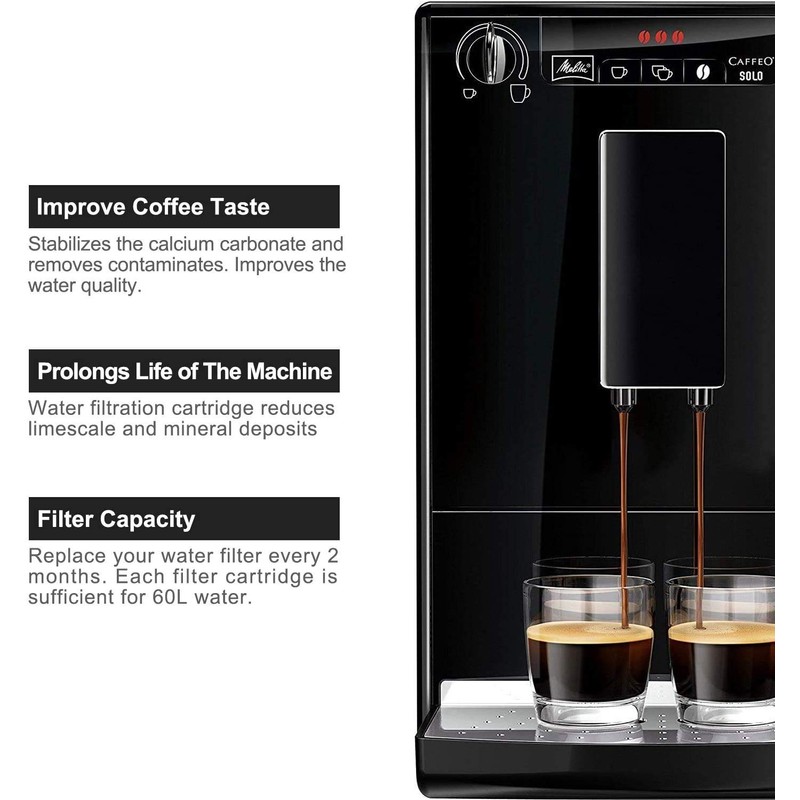 Aqualogis Coffee Filter Compatible with Krups F088 Bosch Gaggenau TCZ6003