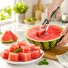 3-in-1 Watermelon Slicer Tool for Easy Serving – Stainless Steel