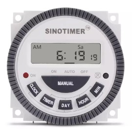 Sinotimer TM-619-4 Multipurpose Programmable Digital Timer Module Model  Input 12VDC