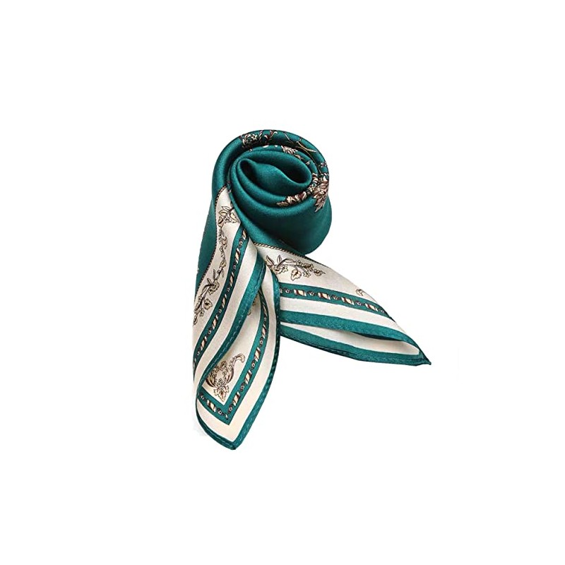 KOOYOL Silk Scarf, Neckerchiefs, Women's Scarf, Faux Silk Scarf, Silk