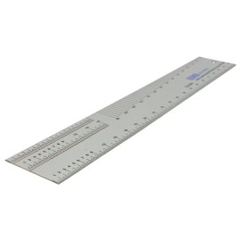 DCC Concepts DCG-SR4 Stainless Steel Scale Ruler And Handrail Jig
