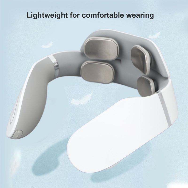 Electric Pulse Neck Massager 5 Modes 20 Strength Levels Cordless