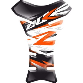 Tank Pad Motorcycle Tank Pad 3D Carbon Compatible with KTM Duke 125 250 690 790 1029 v2 - 20 x 14 cm