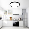HOVENLA 24 Inch Large LED Flush Mount Ceiling Light Fixtures