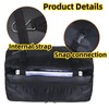 Jaugufiy Multi-layer Hanging Closet Storage Bag Hanging Travel Shelves Suitcase