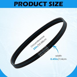 WH01X27538 Washer Drive Belt Compatible with GE, Hotpoint Clothes Washing Machine, Replace Parts AP6328256, 4587903, PS12299369, 5 Ribs, 4 Grooves(1 Pack)