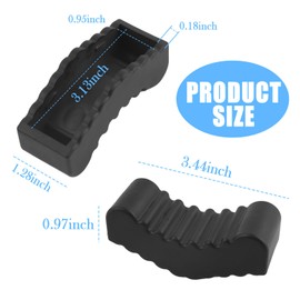 2PCS Jack Stand Pads,Anti-Slip Rubber Floor Jack Pad Fit 2-3 Tons Heavy-Duty Jacks Stands,Professional Floor Jacks Rubber Pads Provides Cushion & Protection Car Accessories