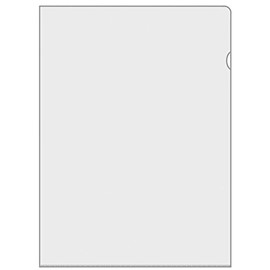 Document Wallets A4 or Open, PP 150 my, Glossy, Pack of 100