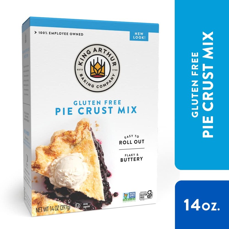 King Arthur Flour Pie Crust Mix, Gluten Free, 14 Ounce