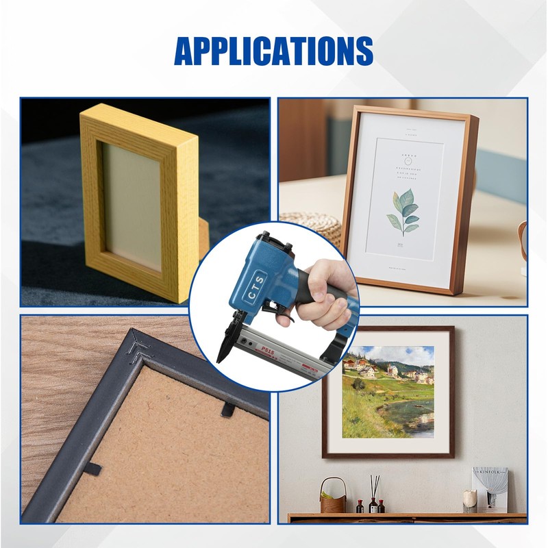 P515 Pneumatic Flexible Point Driver with 1000 Flexible Point Nails,