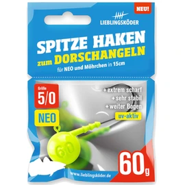 Lieblingsköder Tip Hook NEO Jig Head Jig Heads for Baltic Sea Size #5/0-60g