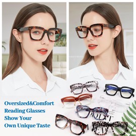 OCCI CHIARI Womens Reading Glasses 2.0 Larger Reader 200(1.0 1.25 1.5 1.75 2.0 2.25 2.5 2.75 3.0 3.5 4.0 5.0 6.0)