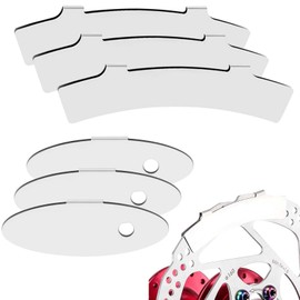 Bicycle Brake Pads Disc 6 Pieces Bicycle Brake Pad Alignment Tool, Bike Disc Brake Gap Regulator, Bike Disc Brake Pad Adjusting Alignment Tool Plates Bicycle Brakes, Stainless Steel