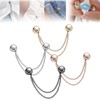 Kinretixia Pack of 4 Multifunctional Magnetic Clothes Clips, Magnetic Button