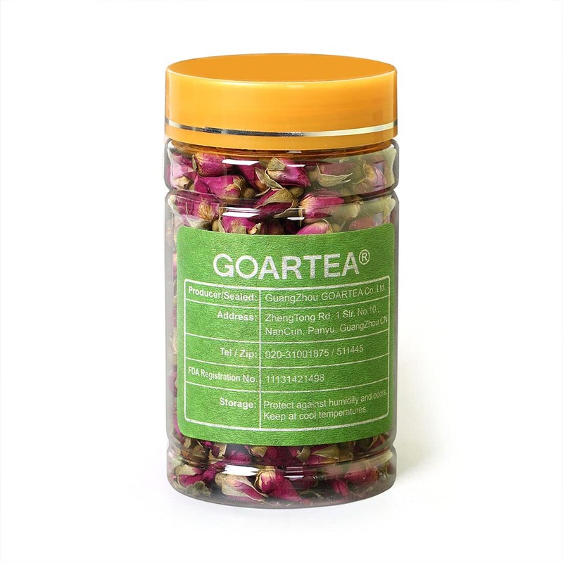 GOARTEA 2Pcs 65g / Total 4.58oz Bottled Natural Red Rose