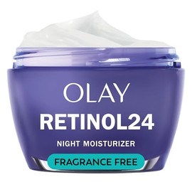 Olay - Crema Facial Nocturna Retinol 24 de 1.7 oz + Muestra de Whip Moisturizer