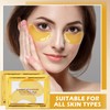CAHIUYOA 30 Pairs Gold Eye Mask Under Eye Patches for