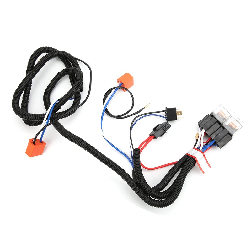 Atyhao Headlight Relay, H4 Relay Wire Harness, Headlamp Relay Wire