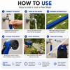 25ft Expandable Garden Hose Pipe with Adjustable Nozzle for Car