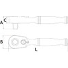 Aston Martin Cygnet 3/8 Drive 60 Gear Ratchet Short 12566