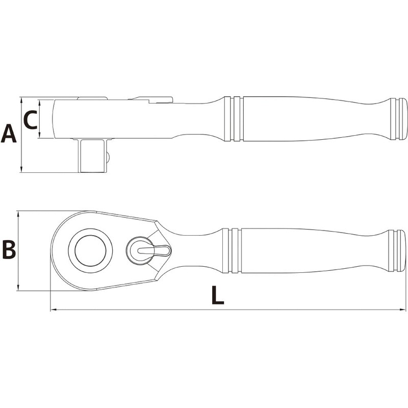 Aston Martin Cygnet 3/8 Drive 60 Gear Ratchet Short 12566