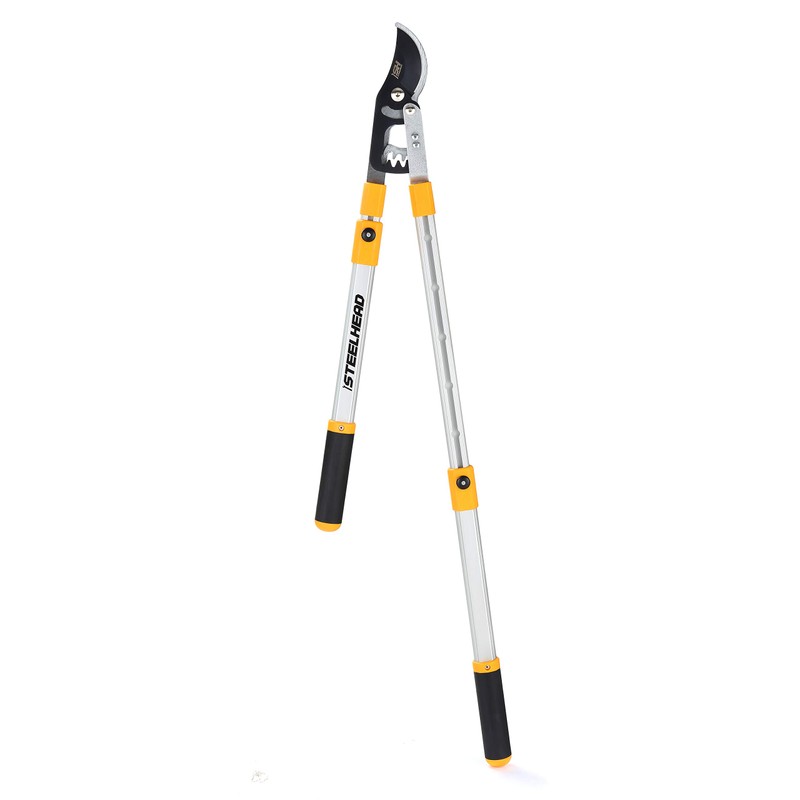 STEELHEAD Heavy-Duty 27-40" Adjustable Gear-Bypass Limb & Branch Lopper, Telescoping