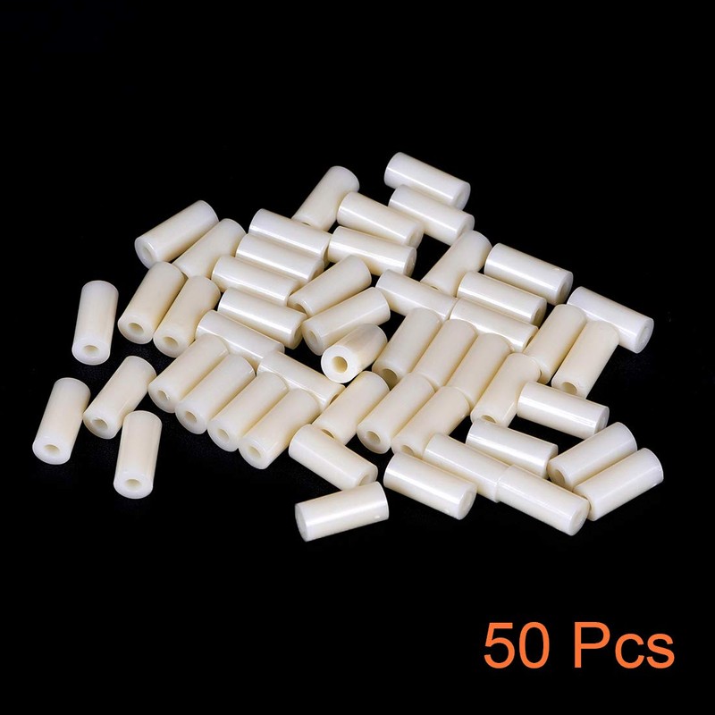 sourcing map ABS Round Insulation Column Standoff Support Spacer 7