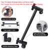 NearMoon Rain Shower Head with 11’’ Adjustable Extension Arm, Large