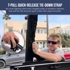T-Pull Quick-Release Tie-Down Strap – Fast, One-Handed Strap System for