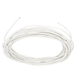 TA-VIGOR 1mm2 500C High Temperature Wire, 10M/33ft 26AWG Nichrome Resistance Wire for Heating Elements, Fiberglass Insulated Tinned Copper Wire, White