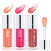 3PCS Hydrating Lip Glow Oil Long Lasting Plumping Lip Gloss