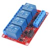 AOICRIE 4pcs 24V Relay Module 4 Channel Relay Board with